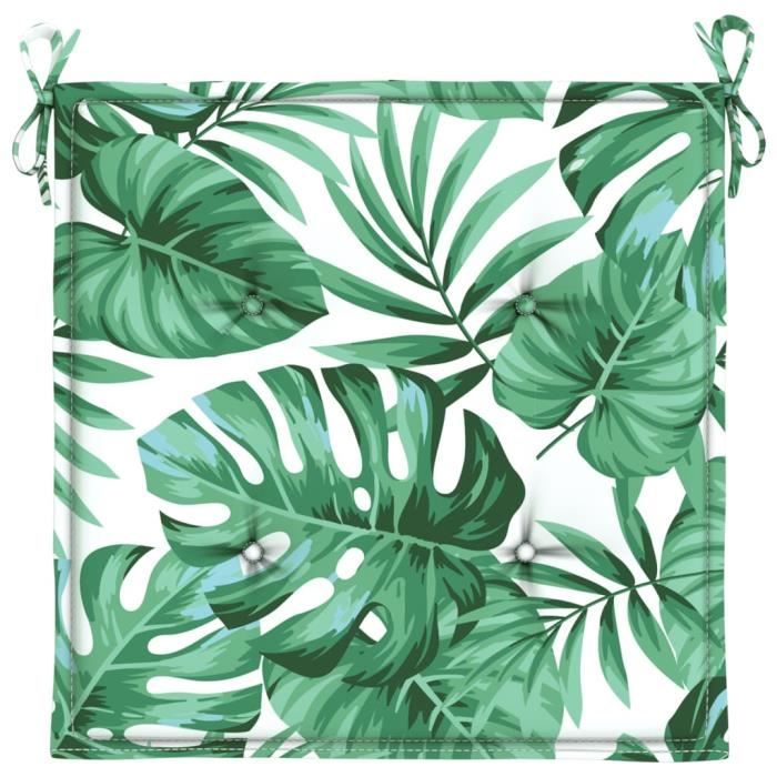 Xoenoiee Ensemble de 2 housses de chaise de bureau avec housse de dossier imprimée à feuilles tropicales extensible, Housse de siège de bureau pour ordinateur, Housse de chaise pivotante