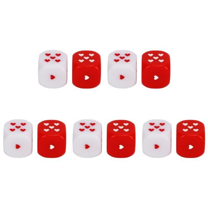 Jeu de dés en plastique - KEENSO - YAP Lot 2 dés dé à Jouer 3.5cm