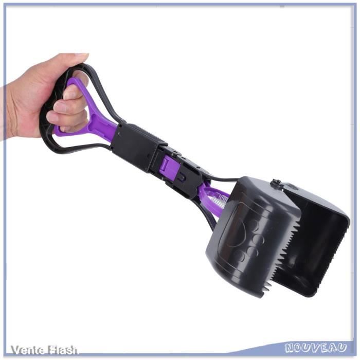 Comparer les prix de Pince Ramasse Crottes Chien Manche Long Poignée Ergonomique Multifonctionnelle