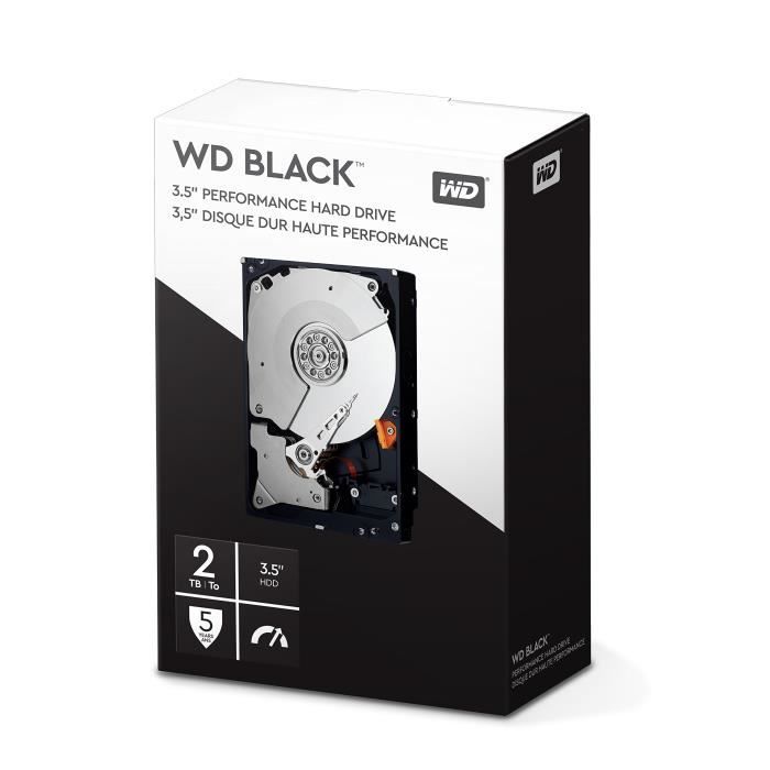 WD BLACK 6 To Performance 3,5 Disque dur intern…