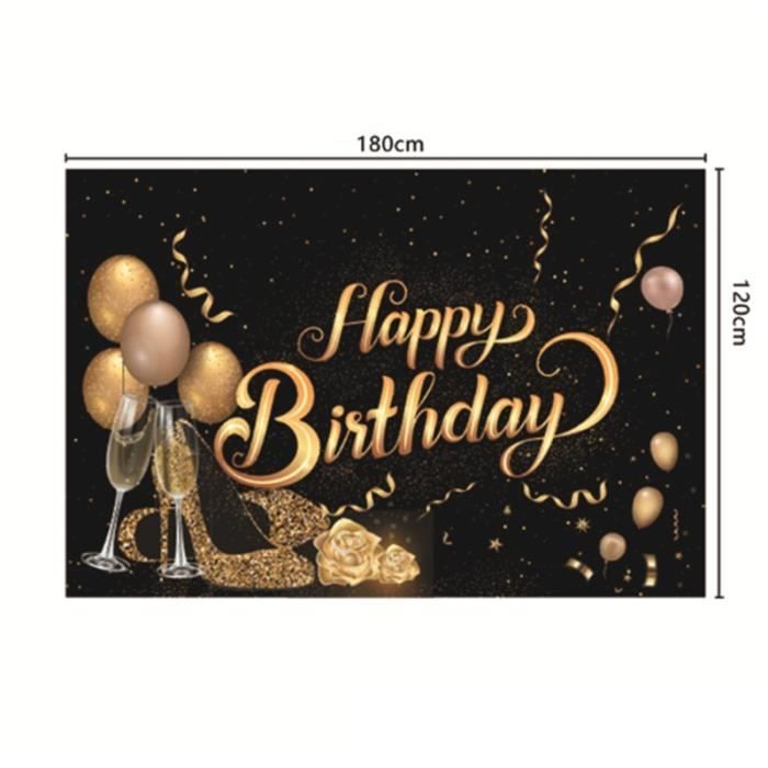 B Decor De Fond Pour Anniversaire De 30 40 50 60 Ans Fournitures De Fete Pour Adultes Cdiscount Maison