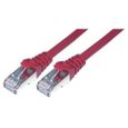 MCL Câble réseau FCC6BM-3M/R - 3 m catégorie 6 - 1 x RJ-45 mâle - 1 x RJ-45 mâle-1