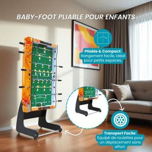 BABY-FOOT DEVESSPORT PL Ociotrends - babyfoot pliable 121 x BABY-FOOT DEVESSPORT PL Ociotrends - babyfoot pliable 121 x