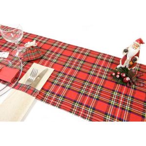 Vichy Homescapes De Noël Rennes Rouge En Coton, 35 X