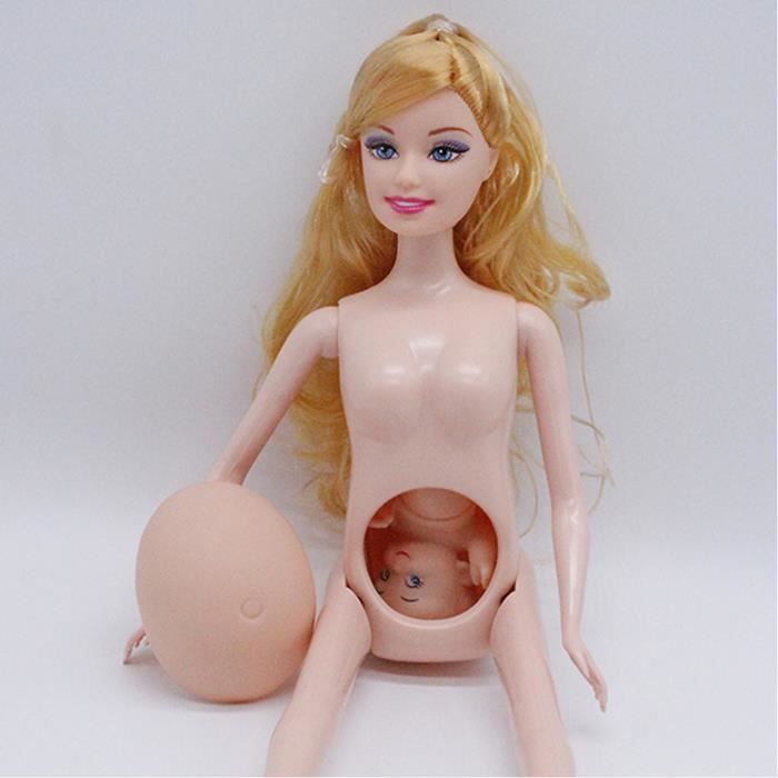 Barbie avec bébé dans le ventre sales