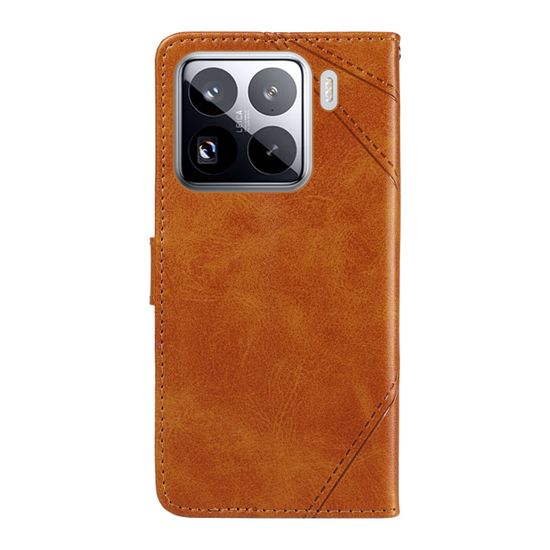 Étui Portefeuille Pour Xiaomi Redmi 15 4G - Cuir PU, Rabat Magnétique, Porte-Cartes Et Support - Marron