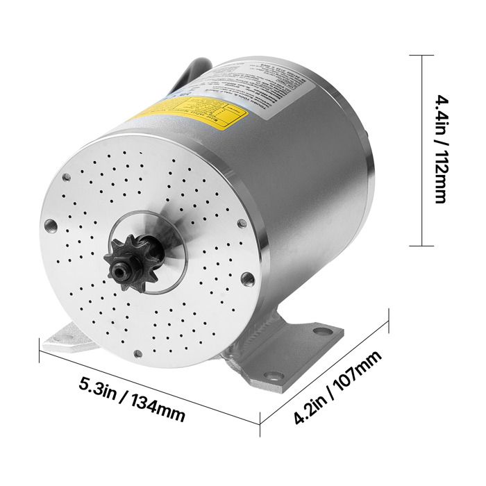 Moteur électrique Sans Balais 1800 WDuoku4500 tr/min48 VPour Karts — free download