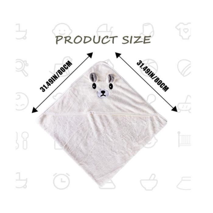 Serviette de Bain B b Cap Bain B b Capuche Lot de 3 Sortie