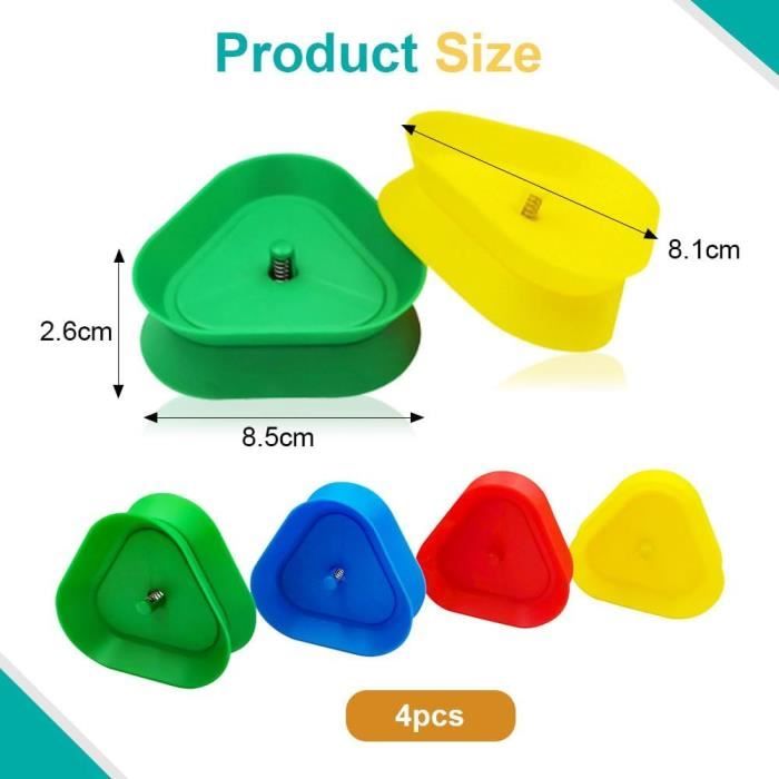 Lot De 4 Porte-cartes APS Avec 30 Cartes Incluses - En Béton Et Acier Inox - Pour Buffet, Présentation, étiquetage