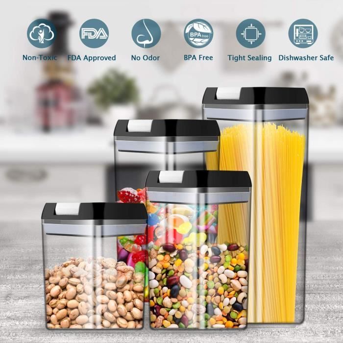 Boîte Alimentaire Set [18 Pcs], Boîtes Alimentaires Plastique Réutilisables  avec Couvercles Hermétiques, Sans BPA et 100% Étanc - Cdiscount Maison