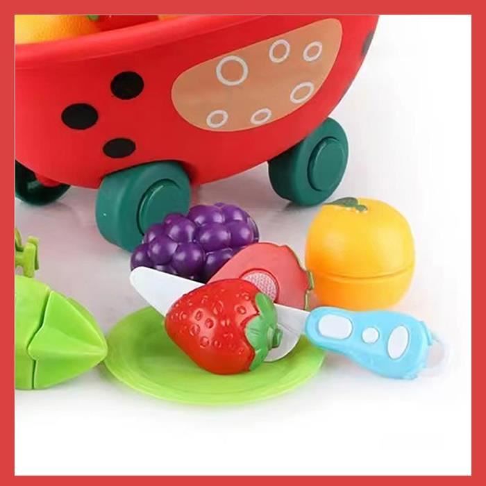 42 pièces de Batterie de Cuisine Jouets pour Enfants avec Four à Micro-Ondes, cuisinière à