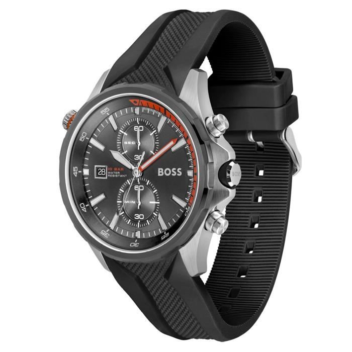 Montre homme hugo store boss bracelet silicone