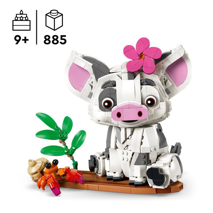 LEGO | Disney Vaiana 43292 Pua - Jouet de Construction dès 9 ans ...