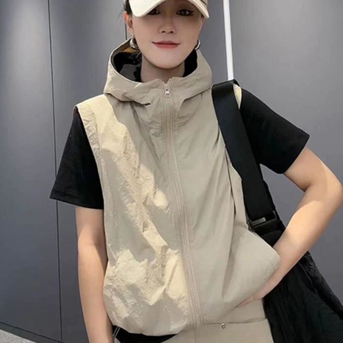 Manteau 3 En 1 Pour Femme - Veste Coupe-vent Imperméable + Doublure Polaire Amovible - Longueur Cuisse, Coupe Ergonomique - Pour Automne/hiver