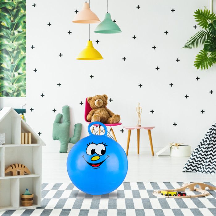 Ballon Sauteur Avec Poignée 25 Cm – Jouet D’équilibre Et Coordination – Enfants Dès 3 Ans – Intérieur Et Extérieur – Couleur Aléatoire