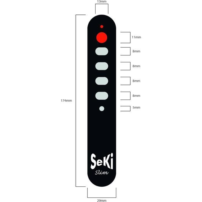 Télécommande Universelle Pour Seniors - Grandes Touches, Simple - Compatible TV, Décodeur, Lecteur DVD