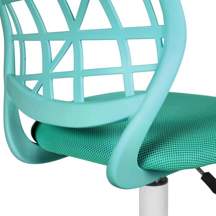 FurnitureR Fauteuil de bureau hauteur réglable Chaise de bureau a roulettes  enfant Pivotante 360 degrés Style contemporain, MINT G - Cdiscount Maison