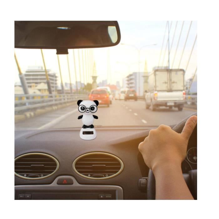 Ours Solaire Dansant - Déco Rigolote Pour Voiture, Bureau Ou Maison - Cadeau Pour Conducteurs