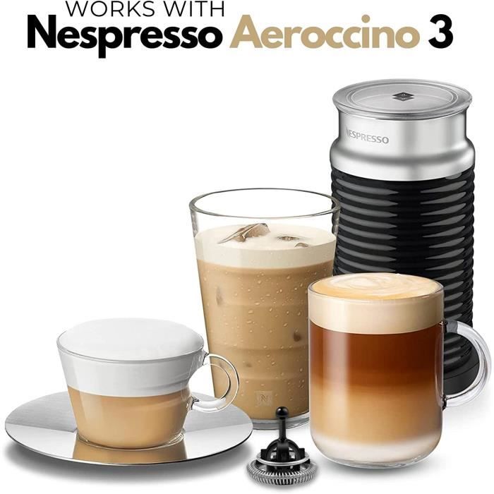 Lot de 2 fouets de rechange pour mousseur à lait Nespresso Aeroccino 3 A351  - Cdiscount Electroménager