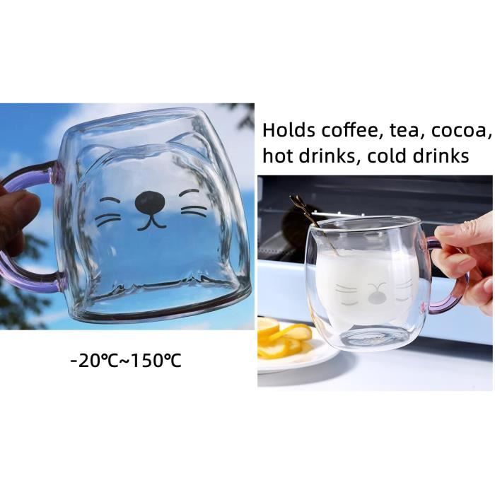 Duo de tasses à thé en verre