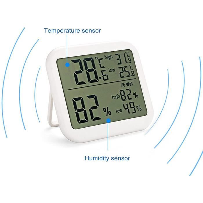 Thermomètre extérieur ESTARK - Thermomètre intérieur - Thermomètre intérieur  extérieur