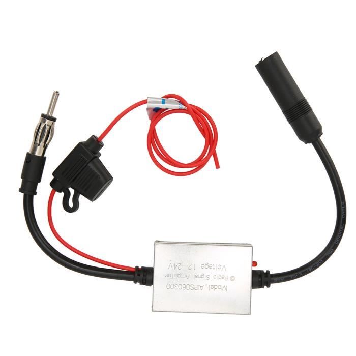 Antenna Per Interni Amplificateur Antenne FM Intérieure - Gain 25dB - USB - Pour Meilleure Réception Radio Radio Intérieure Tuner