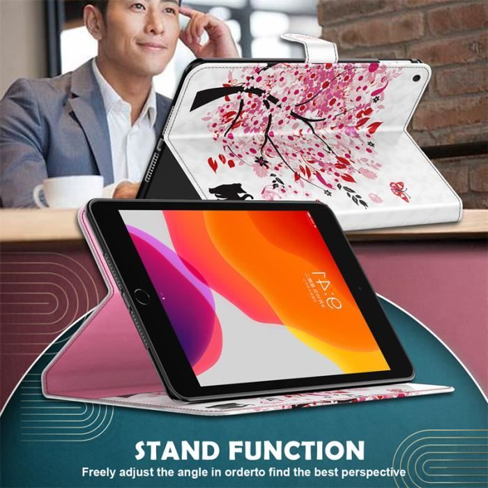 Pour iPad 10.2 pouce Housse- iPad 7- 8- 9 Tablet Coque Premium PU Cuir  Affaires Flip Etui iPad 10.2 (2021) -Brown - Cdiscount Informatique