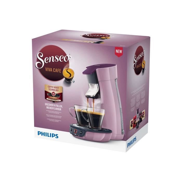 Philips Senseo Viva Café HD7829 Machine à café 1 bar couleur silence violet  - Cdiscount Electroménager