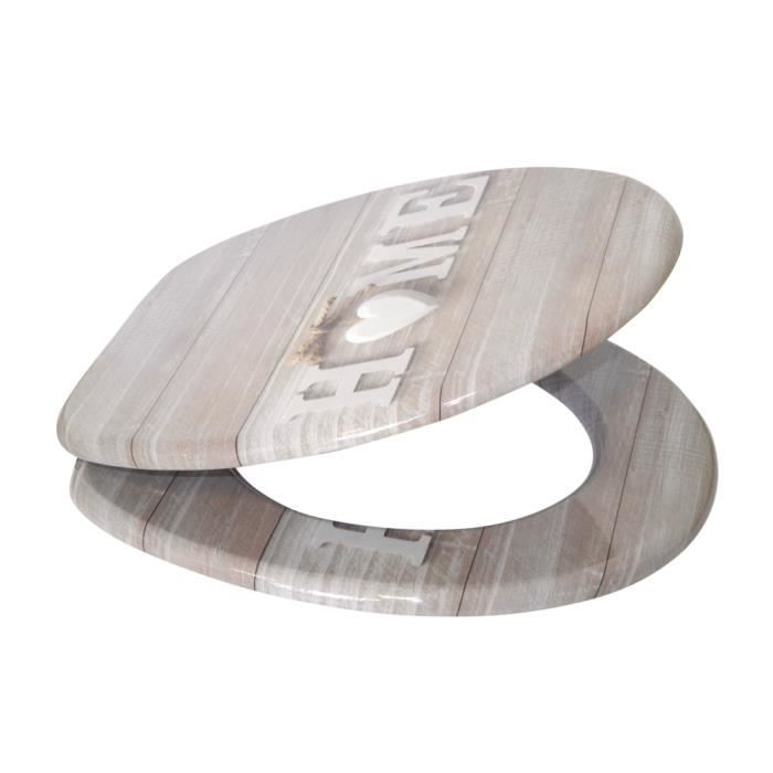 Abattant WC Home Finition de haute qualit Charni res robustes