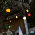 Guirlande lumineuse LED Party Guinguette - LUMISKY - Multicolore - 10 ampoules - 6,5m-3