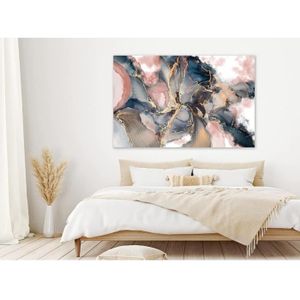 Impression sur Toile 140x50cm Tableaux Image Ovale Tapis Roulant Abstraction