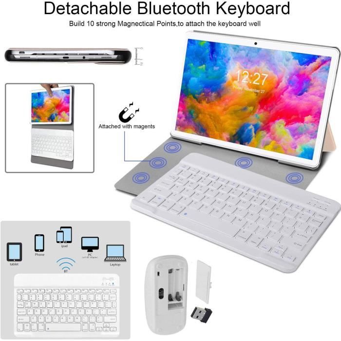 4G LTE Tablette Tactile-10 Pouces-4Go+64Go ROM-Android3