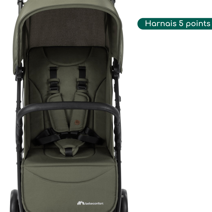 Bebeconfort Azur, poussette canne compacte, 0-3 ans (15 kg), pliage automatique à une main, panier spacieux, Mineral Green - Puériculture & Eveil bébé Bebeconfort Azur, poussette canne compacte, 0-3 ans (15 kg), pliage automatique à une main, panier spacieux, Mineral Green - Puériculture & Eveil bébé