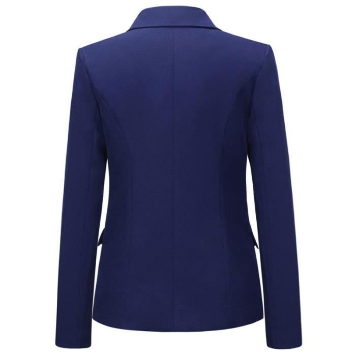 Veste Blazer Noir À Double Boutonnage Ajustée Slim Fit