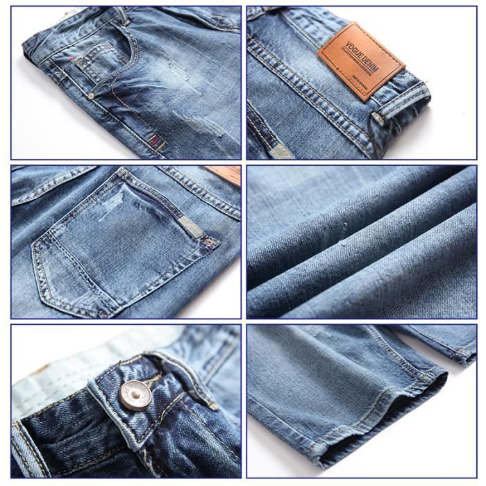 Jean top homme court