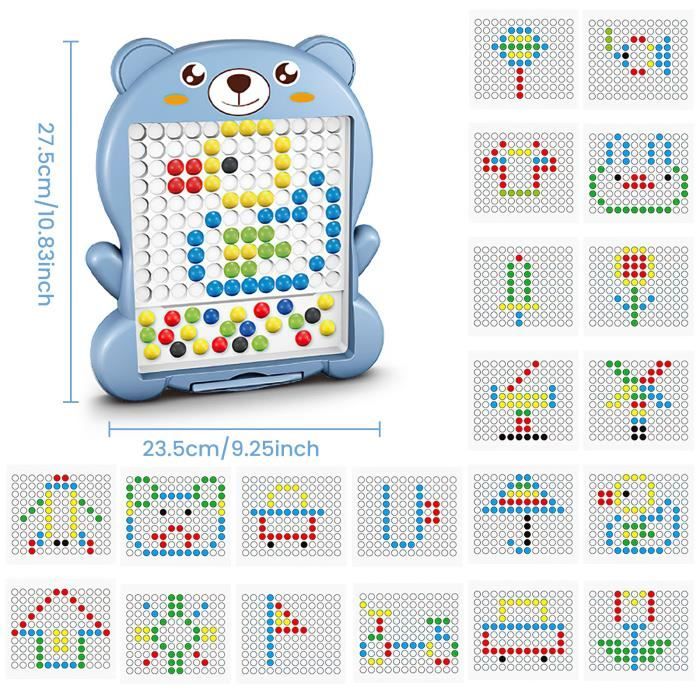 Lot De 2 Tableaux À Dessin Magnétiques Pour Enfants Avec Boules