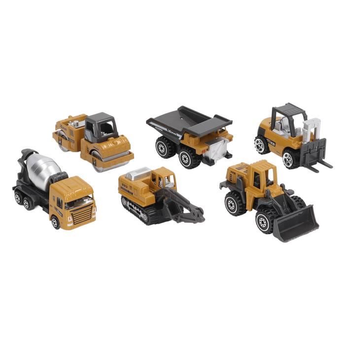 Camion Huina Camion avec remorque, excavatrice, télécommande, lumières