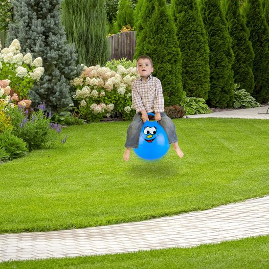 Ballon Sauteur Avec Poignée 25 Cm – Jouet D’équilibre Et Coordination – Enfants Dès 3 Ans – Intérieur Et Extérieur – Couleur Aléatoire
