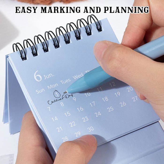 Calendrier De Bureau 2026 DIY à Percer – Papier Épais, Design Créatif, Décoration
