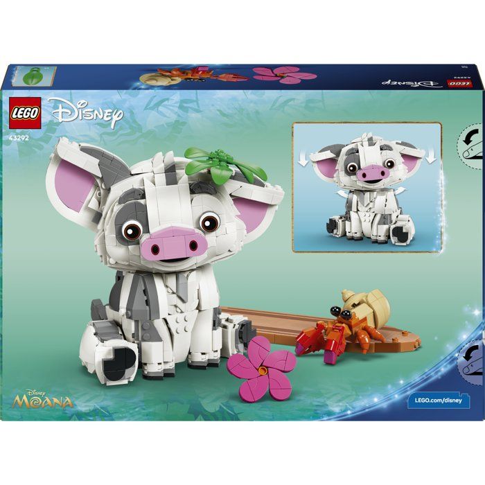LEGO | Disney Vaiana 43292 Pua - Jouet de Construction dès 9 ans ...