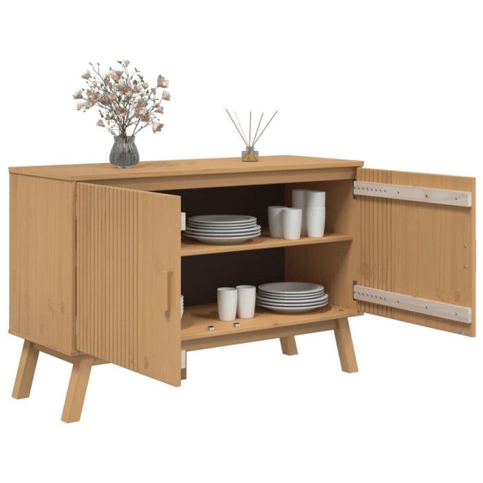 Meuble Rangement Salon VidaXL Buffet, Armoire Latérale Avec Tiroirs Et Porte, Meuble De Buffet Salon