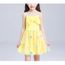 Jaune Robe De Plage à Bretelles Jeune Enfant Fille Mignon