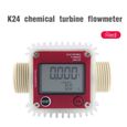 K24 Turbine Digital Débitmètre Compteur Diesel Carburant Chimique Eau Flux -YEA-0