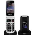 Téléphone portable à clapet Maxcom Comfort MM 824 - Noir - GSM - Services de messagerie SMS et MMS-0
