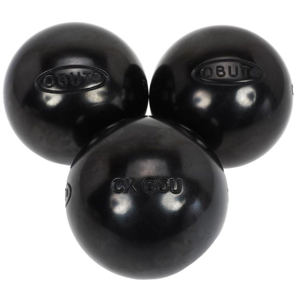 Étui De Protection Pour Boules De Pétanque Obut - Noir - 3 Boules
