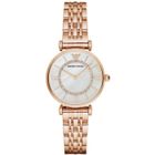 Montre bracelet EMPORIO ARMANI AR1909 - Femme - Quartz - Analogique - Bracelet acier inoxydable - Coloris rose
