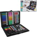 LES COLIS NOIRS LCN Mallette de Coloriage 86 Pièces - Peinture Crayon Feutre Enfant Dessin - 193