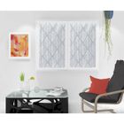 SOLEIL D OCRE SOLEIL D'OCRE Paire de brise bise Maud - 60x120 cm - Blanc et gris