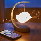 SENSBUN Veilleuse Bébé Enfant Musicale et Lumineuse LED Avec Enceinte Bluetooth, 7 Couleurs Intensité Variable, Lampe de Chevet Chambre