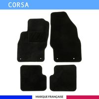Tapis de voiture - Sur Mesure pour CORSA (2006 à 2014) - 4 pièces - Tapis de sol antidérapant pour automobile